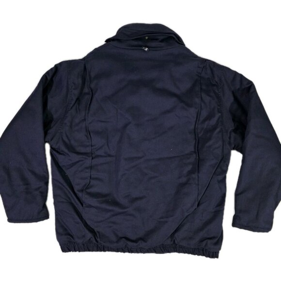 Big Bill FR Indura Ultra Soft Full Zip Doubler Bomber Jacket Navy Blue Men L NWT - Picture 9 of 9